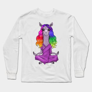 Balayage Dalai Llama Long Sleeve T-Shirt